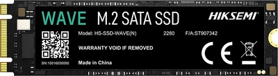 SSD диск Hiksemi WAVE(N) 512GB M.2 2280  SATA III 3D NAND (HS-SSD-WAVE(N)(STD)/512G/M.2/WW)