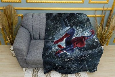 Плед одношаровий Людина-павук Spider-Man плюш 135x150 см