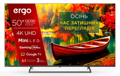 Телевизор Ergo MiniLED 50" 50MQD90 Game PRO