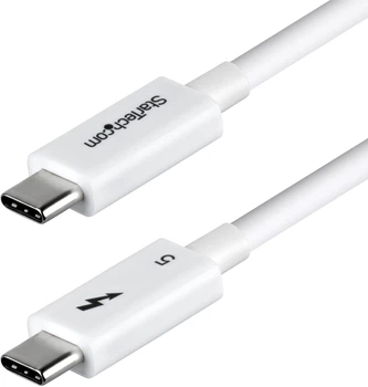 Кабель StarTech Thunderbolt 5 USB Type-C - Type-C M/M 0.8 m White (TBLT5MM80CM240WWH)