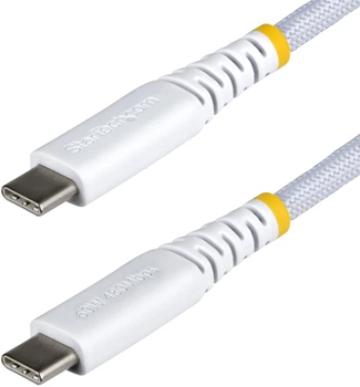 Kabel StarTech USB Type-C - Type-C M/M 0.15 m White (USB2CC15CMNCBRWH)