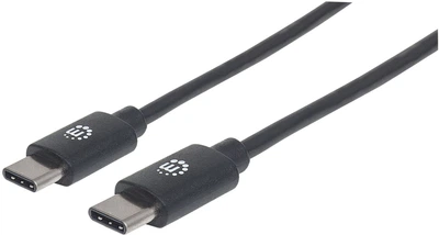 Kabel Manhattan USB Type-C - Type-C M/M 60 W 2 m Black (0766623354875)