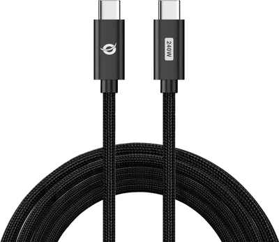 Кабель Conceptronic USB Type-C - Type-C M/M 0.48 Gbit/s 2 m Black (ETTA03B20)