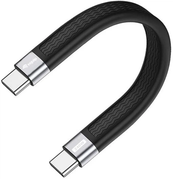 Кабель Equip USB Type-C - Type-C M/M 0.13 m Black (4015867241189)