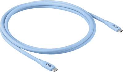 Кабель Club 3D USB Type-C - Type-C M/M 2 m Blue (CAC-3003)