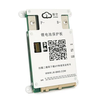 BMS платаJK-BD6A24S10PD Li-Ion/LiFePo4/LTO 8S-24S, 100A, CAN/RS485, 1mΩ, Bluetooth, Ballance 0.6A + кнопка