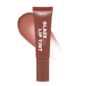 Блиск для губ тюбік Bless Beauty Glaze Lip tint №04 Шоколадна вишня, 10 мл