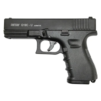 Пистолет стартовый Retay G 19C кал. 9 мм черный