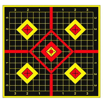 Реактивная мишень квадратная ST 20×20 см, 10 шт.