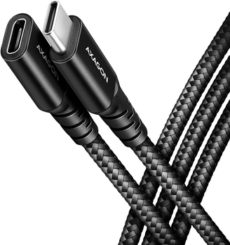 Kabel Axagon USB-C - USB-C 3.1 Power Delivery 240W 0.5 m Black (BUCM32-CF05AB)
