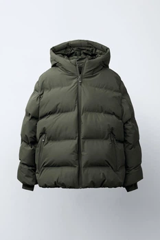 Зимняя куртка для мальчика Zara 164 размер хаки 5992770506