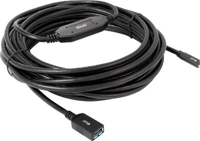 Kabel Club 3D USB-A - USB-C 3.2 Gen 1/3.1 Gen 1 10 m Black (CAC-1538)
