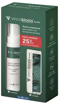 Zestaw do pielęgnacji twarzy Reig Jofre Vincobiosis Pianka do mycia twarzy do skóry trądzikowej 150 ml + Krem-żel 50 ml (8435373711048)