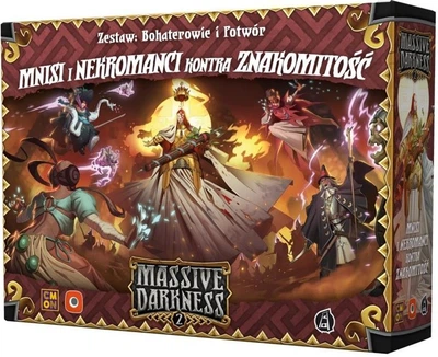 Dodatek do gry planszowej Portal Games Massive Darkness 2: Mnisi i Nekromanci kontra Znakomitość (5902560387650)