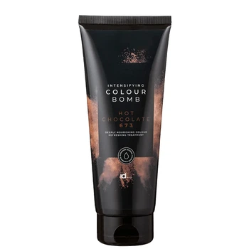 Тонувальний бальзам для волосся IdHAIR Colour Bomb HOT CHOCOLATE 673 200 мл