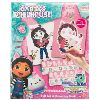 Раскраска фетровая Gabby's Dollhouse (GD23351)