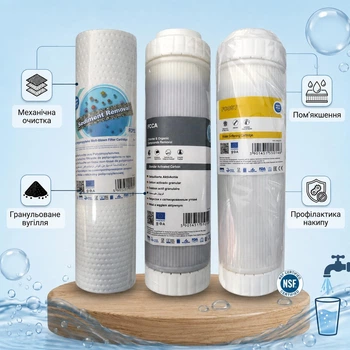 Набор картриджей AQUAFILTER - для Жесткой воды