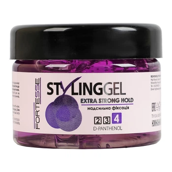 Гель для волосся Fortesse Styling Gel Надсильної фіксації 100 мл (4823115507297)