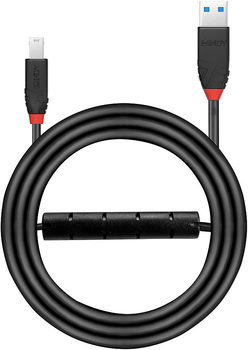 Кабель Lindy USB-A - USB-B 3.2 Gen 1/3.1 Gen 1 10 м Black (4002888432276)