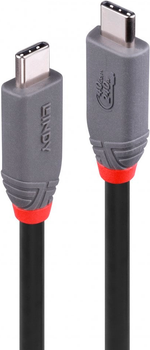 Кабель Lindy USB-C - USB-C USB4 Gen 3x2 240W 0.8 м Black (4002888369565)