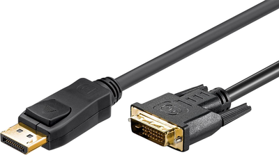 Adapter Microconnect DisplayPort 1.2 - DVI-D 2 m Black (5704327577263)