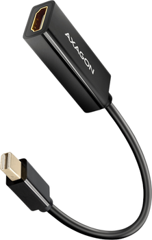 Adapter kablowy Axagon mini DisplayPort - HDMI 0.15 m Black (8595247906069)