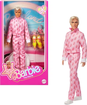 Лялька Кен Барбі Райан Гослінг у Рожевому Комбінезоні Ryan Gosling Barbie The Movie Ken Mattel JCP80