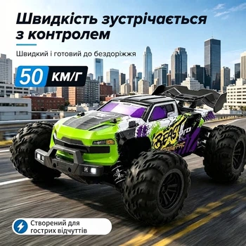 Внедорожник на радиоуправлении 2.4G SG116PRO ZNLYRION 50 км/ч, масштаб 1:16 (Фиолетовый)