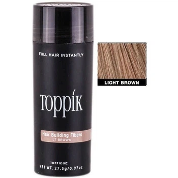 Волокна для загущения волос Toppik Hair Building Fibers Light Brown, 27,5 г