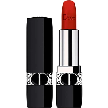 Бархатная губная помада DIOR Rouge Dior 666 Rouge en Diable