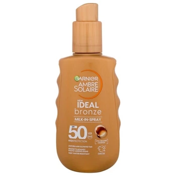 Сонцезахисне молочко-спрей Garnier Ambre Solaire Ideal Bronze SPF50, 150 мл
