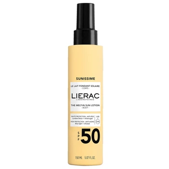 Сонцезахисний лосьйон для обличчя та тіла Lierac Sunissime The Melt-In Sun Anti-Aging SPF50, 150 мл