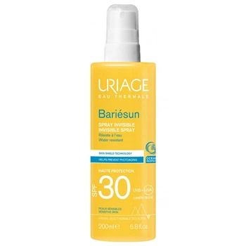 Сонцезахисний спрей для тіла Uriage Bariésun SPF30 Invisible, 200 мл