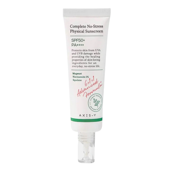 Сонцезахисний крем для обличчя Axis-Y Complete No-Stress Sun Protection SPF 50+, 50 мл