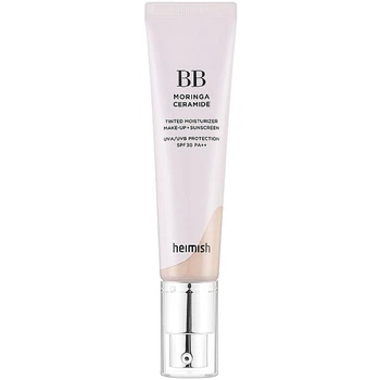 Тонуючий зволожувальний крем із сонцезахистом Heimish Moringa Ceramide SPF30 PA++, 19 Fair Beige