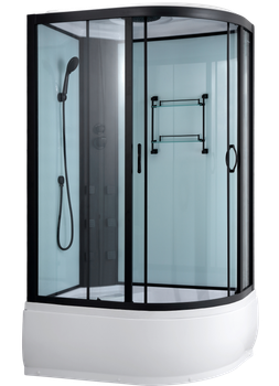 Гідромасажний бокс AquaStream Classic 120 HWL All Blacks