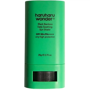 Сонцезахисний крем Haruharu Wonder Black Bamboo Daily Soothing Sun Shield SPF 50+/PA++++, 20 г