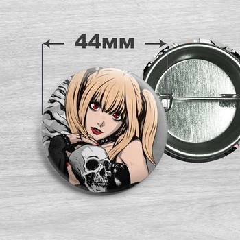 Значок Міса Амане з аніме Зошит смерті / Death Note. №6. 44мм
