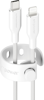 Кабель Panzer Glass Empower by Racing USB-C - Lightning 2.0 60W 1.2 м White (EM41725)