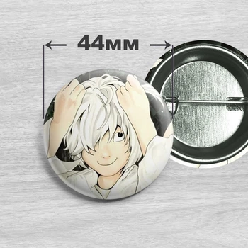 Значок Ниа из аниме Тетрадь смерти / Death Note. №13. 44мм