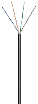 Skrętka TECHly Cat5e U/UTP (UTP) 100 m Black (ITP7-UTP-0100LO)