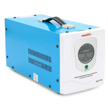 UPS ИБП с правильной синусоидой Westech WSEAP700 Energi 700W (1000VA), ток заряда до 20А, под АКБ 12В AGM, GEL, LFP