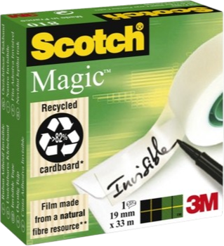 Клейка стрічка Scotch Magic 810 19 мм х 33 м (3134375002677)