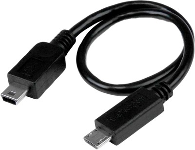 Кабель Startech USB-C - micro-USB 2.0 1 м Black (UMUSBOTG8IN)