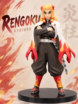Игровая фигурка Кеджуро Ренгоку аниме Demon Slayer Клинок рассекающий демонов Kimetsu no Yaiba коллекционная статуэтка