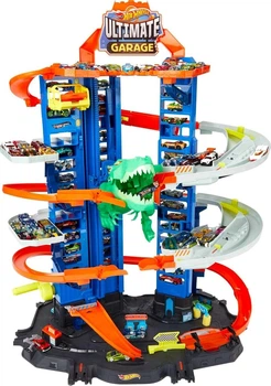 Хот Вілс Легендарний гараж з динозавром Hot Wheels City Ultimate Garage GJL14