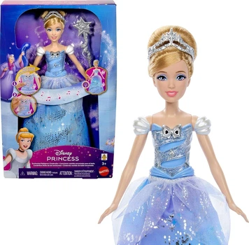 Кукла Mattel Disney Princess Cinderella Золушка со световыми и звуковыми эффектами JBF94