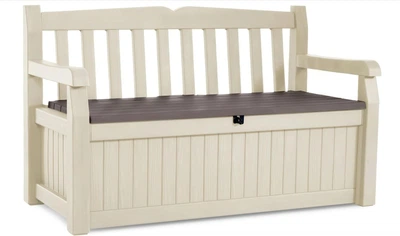 Лавка-скриня Keter Eden Garden Bench 265 л для зберігання бежева 230398