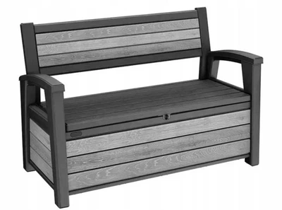 Лавка-скриня для зберігання Keter Deco Bench 227L Storm grey 261848 сірий