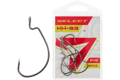 Крючки офсетные Select WH-93 №8/0 (3 шт/уп) (6101016010)